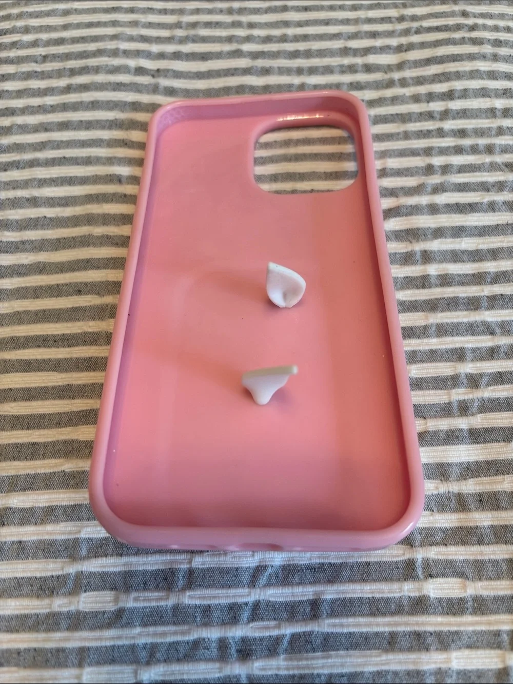 Limited Edition Loopy Case Pink and Orange Checkerboard Daisy with Loopy Grip